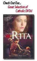 Catholic DVD and Saint Movies: St. Rita, St. Francis, St. Anthony, Pope John Paul II, St. Therese, Padre Pio, St. Teresa of Avila at the Saints Market Gifts Catholic Store